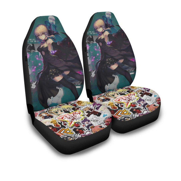 Saber Alter Car Seat Covers Fate/Stay Night Anime Car Accessories - Customforcars - 2