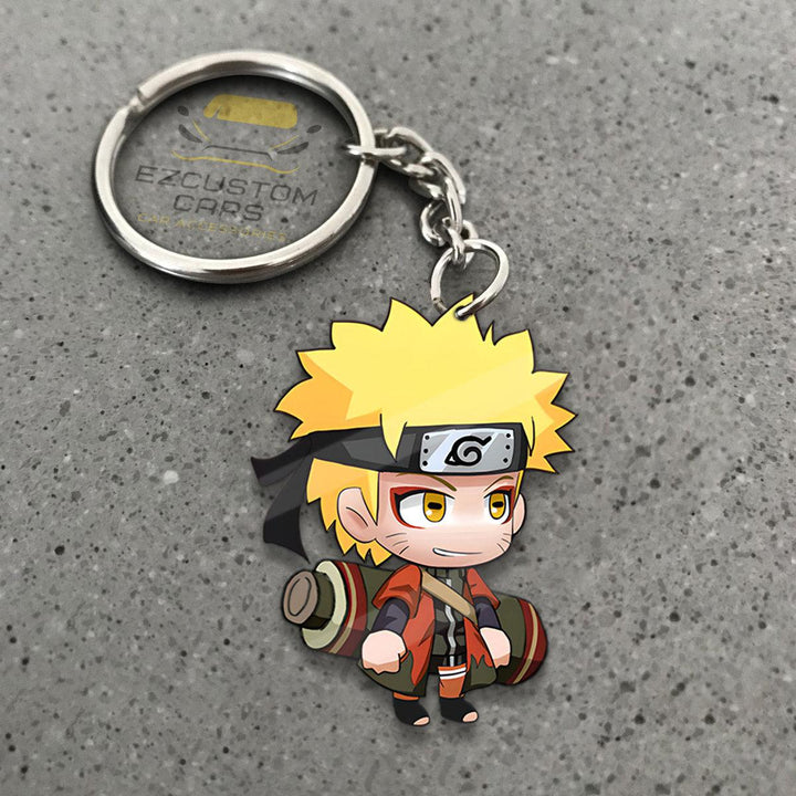 Naruto Sage Mode Keychains Custom Naruto Anime Car Accessories - EzCustomcar - 1