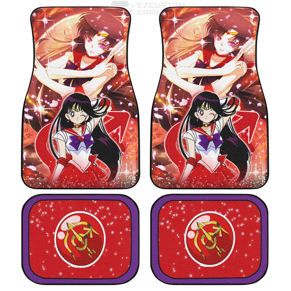 Sailor Moon Car Accessories Custom Sailor Mars Car Floor Mats Christmas Gifts - EzCustomcar - 1