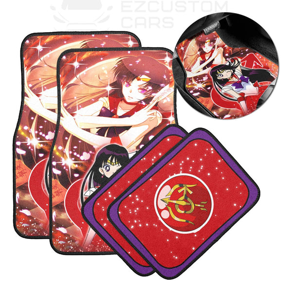 Sailor Moon Car Accessories Custom Sailor Mars Car Floor Mats Christmas Gifts - EzCustomcar - 2