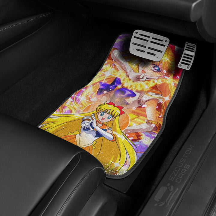 Sailor Moon Car Floor Mats Custom Sailor Venus Car Accessories Christmas Gifts - EzCustomcar - 3