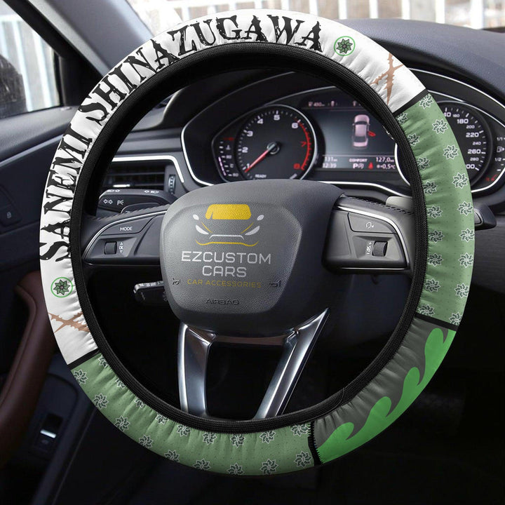 Sanemi Shinazugawa Demon Slayer Steering Wheel Cover Custom Anime Car Accessories - EzCustomcar - 3