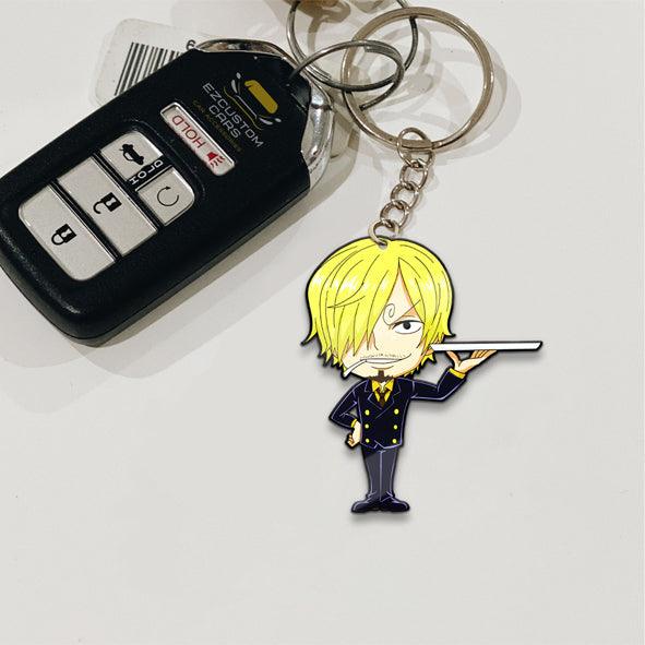 Vinsmoke Sanji Keychains Custom One Piece Anime Car Accessories - EzCustomcar - 2