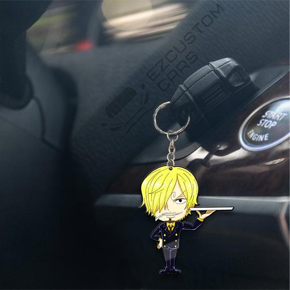 Vinsmoke Sanji Keychains Custom One Piece Anime Car Accessories - EzCustomcar - 4