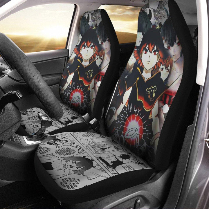 Secre Swallowtail Black Clover Car Seat Covers Anime Fan Giftezcustomcar.com-1