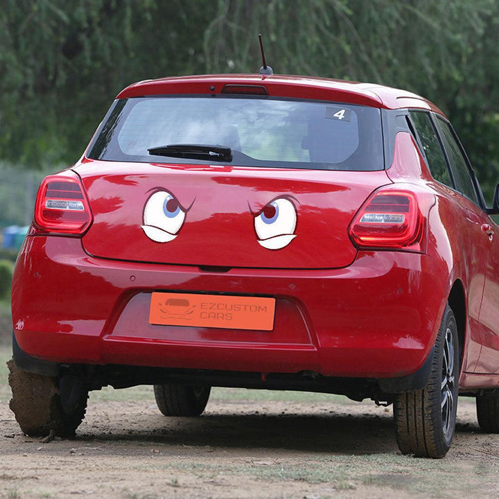 Seriously Angry Eyes Custom Car Sticker Cartoon Car Accessories - EzCustomcar - 1