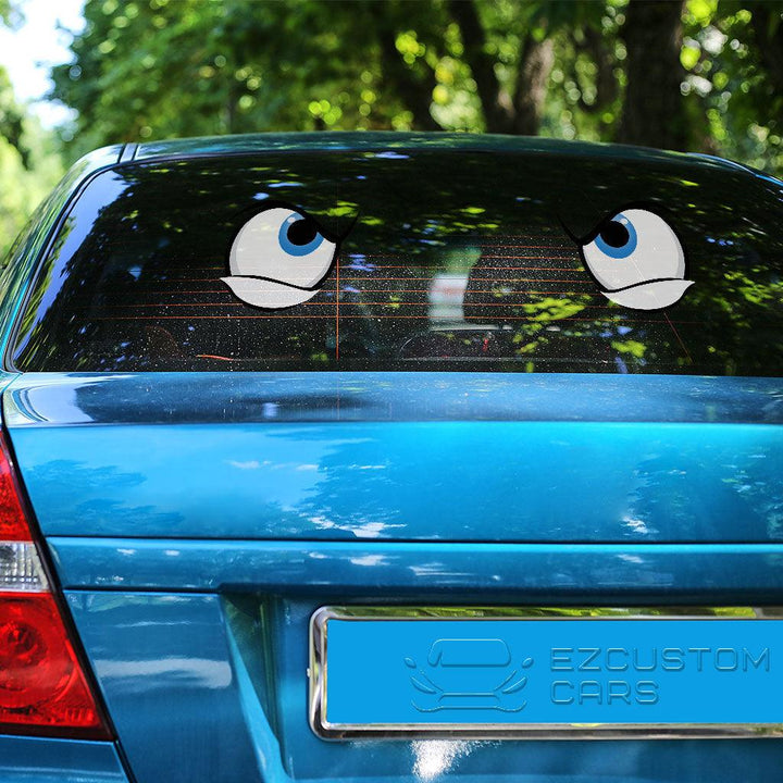 Seriously Angry Eyes Custom Car Sticker Cartoon Car Accessories - EzCustomcar - 3