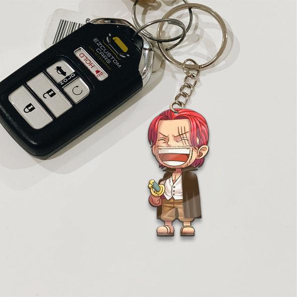 Shanks Keychains Custom One Piece Anime Car Accessories - EzCustomcar - 2