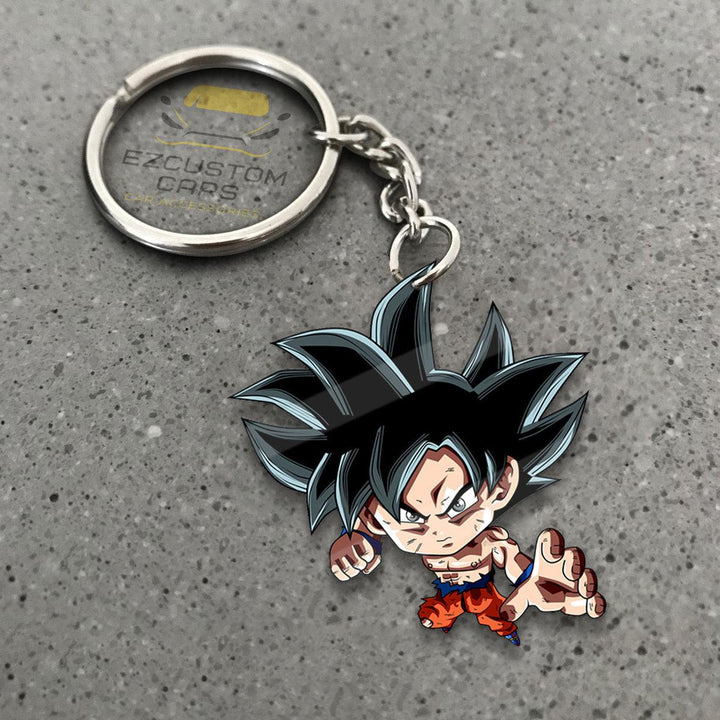 Son Goku Classic Keychains Custom Anime Dragon Ball Car Accessories - EzCustomcar - 1
