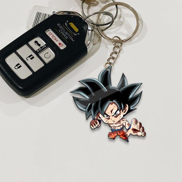 Son Goku Classic Keychains Custom Anime Dragon Ball Car Accessories - EzCustomcar - 2