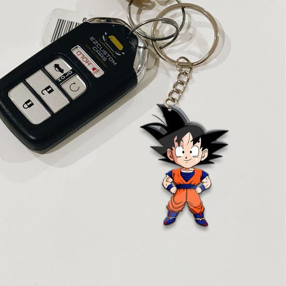 Son Goku Kid Keychains Custom Dragon Ball Anime Car Accessories - EzCustomcar - 2