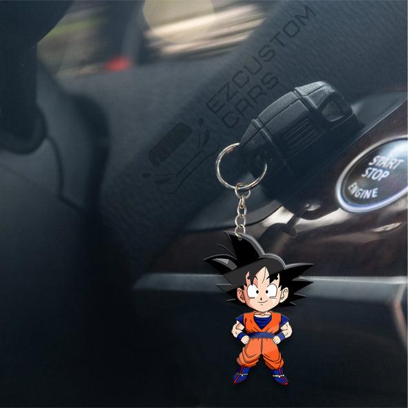 Son Goku Kid Keychains Custom Dragon Ball Anime Car Accessories - EzCustomcar - 4