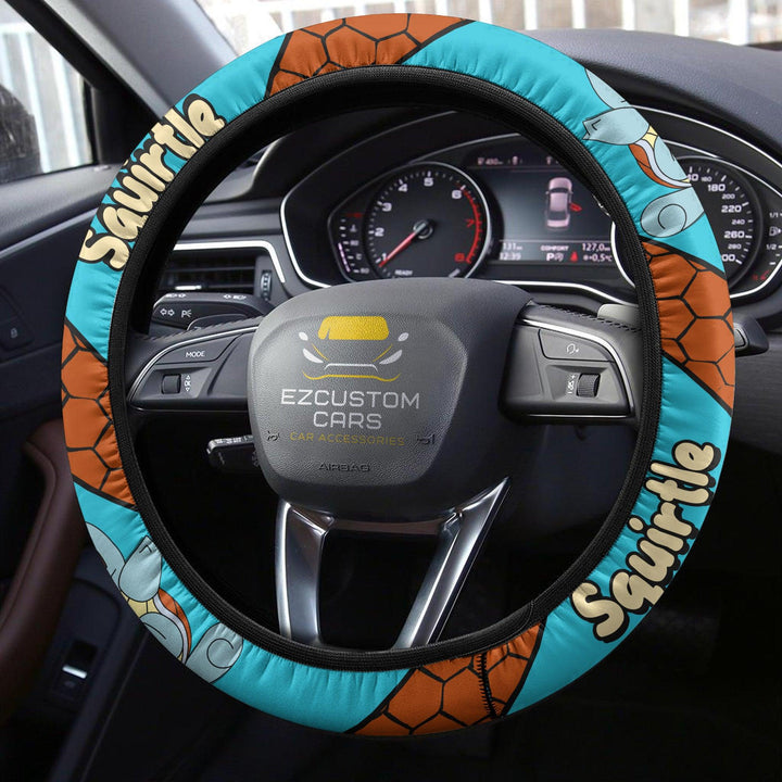 Squirtle Steering Wheel Cover Custom Pokemon Anime Car Accessories - EzCustomcar - 3