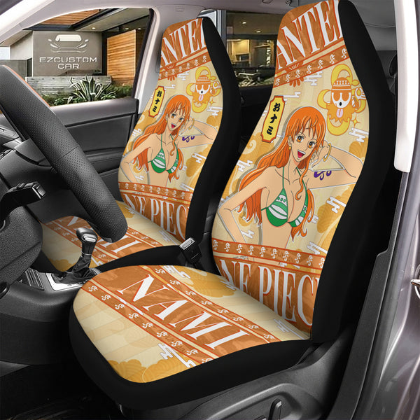Monkey D Luffy Gear 5 Car Seat Covers - White - EzCustomcar - 1