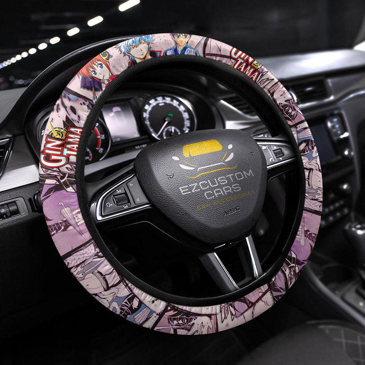 Gintama Anime Steering Wheel Cover - EzCustomcar - 1