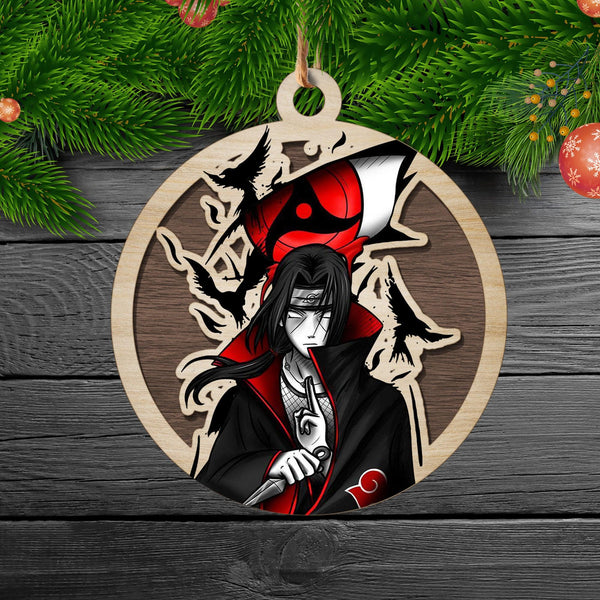 Naruto Christmas Colored Ornament - EzCustomcar - 1