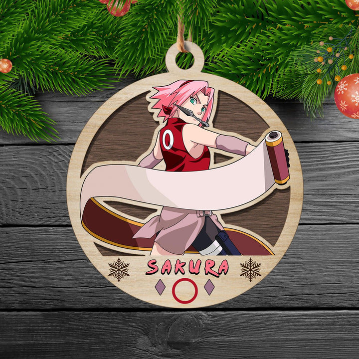 Naruto Christmas Colored Ornament - EzCustomcar - 7