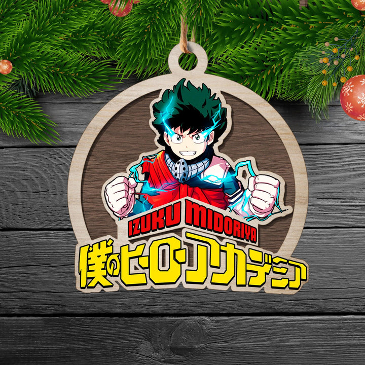 My Hero Academia Christmas Colored Ornament - EzCustomcar - 1