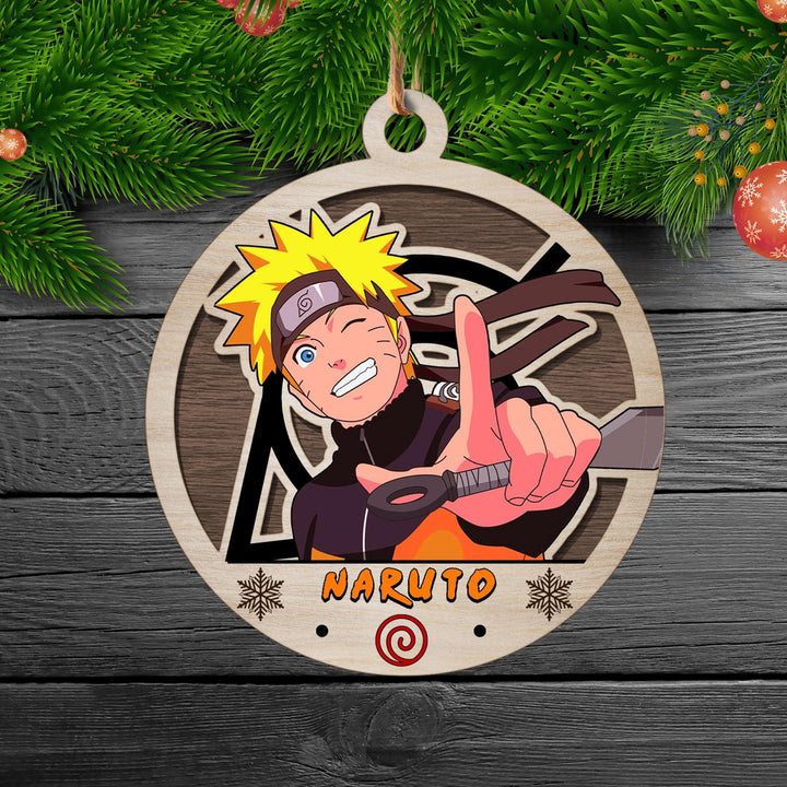 Naruto Christmas Colored Ornament - EzCustomcar - 13