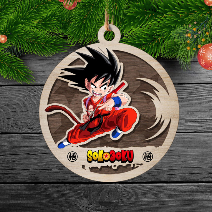 Dragon Ball Christmas Colored Ornament - EzCustomcar - 16