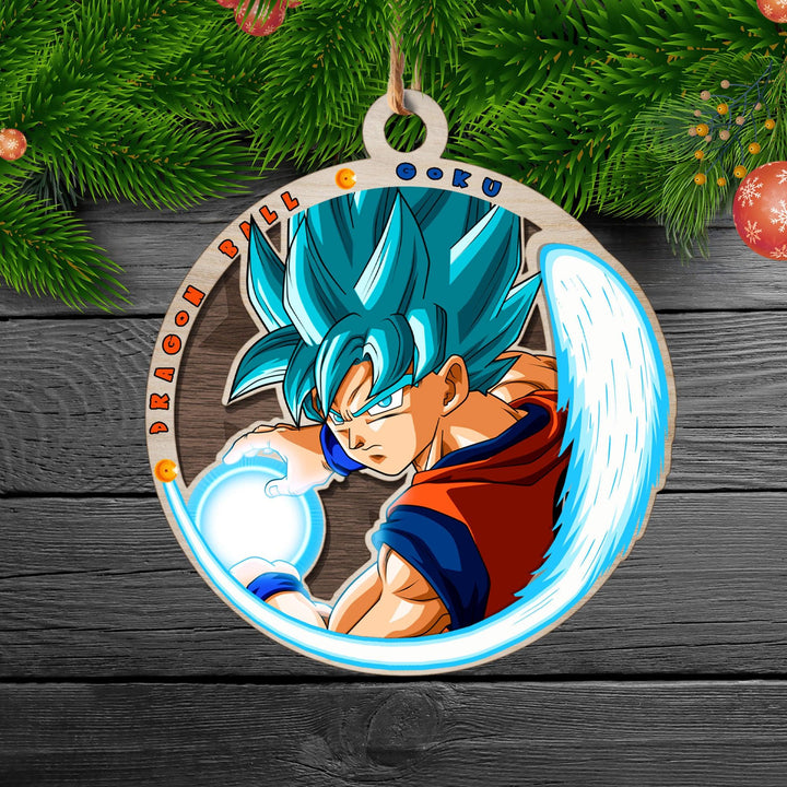 Dragon Ball Christmas Colored Ornament - EzCustomcar - 15