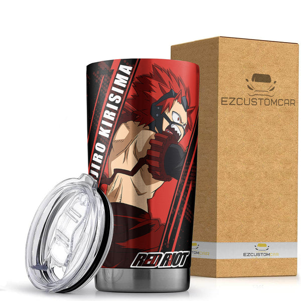 Eijiro Kirishima Travel Mug - Gift Idea for My Hero Academia fans - EzCustomcar - 1