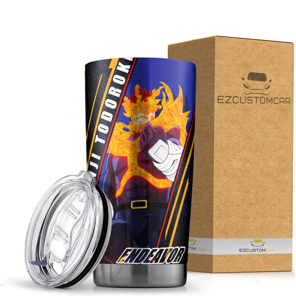 Endeavor Travel Mug - Gift Idea for My Hero Academia fans - EzCustomcar - 1