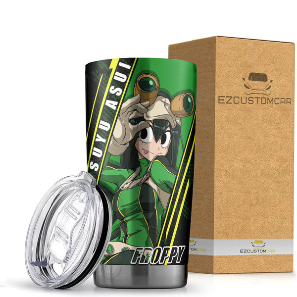 Tsuyu Asui Travel Mug - Gift Idea for My Hero Academia fans - EzCustomcar - 1