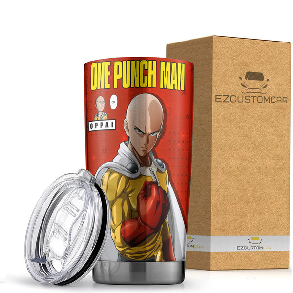 Saitama Travel Mug - Gift Idea for One Punch Man fans - EzCustomcar - 1