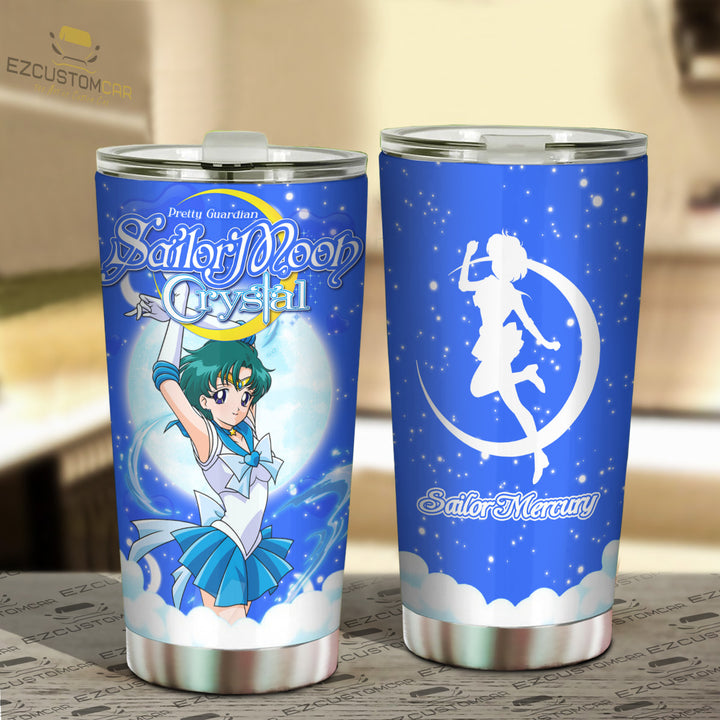 Sailor Mercury Travel Mug - Gift Idea for Sailor Moon fans - EzCustomcar - 2