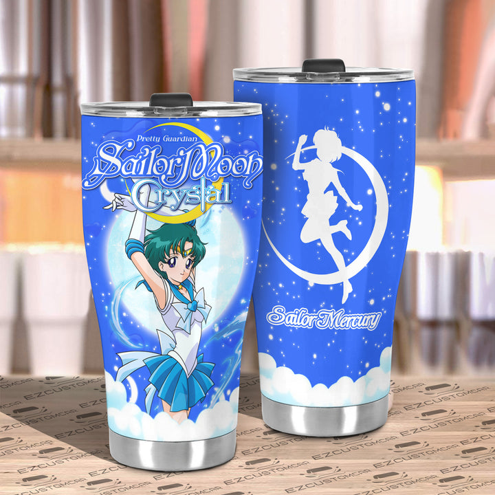 Sailor Mercury Travel Mug - Gift Idea for Sailor Moon fans - EzCustomcar - 3