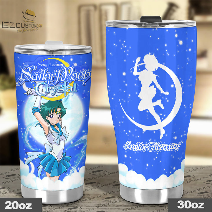 Sailor Mercury Travel Mug - Gift Idea for Sailor Moon fans - EzCustomcar - 4