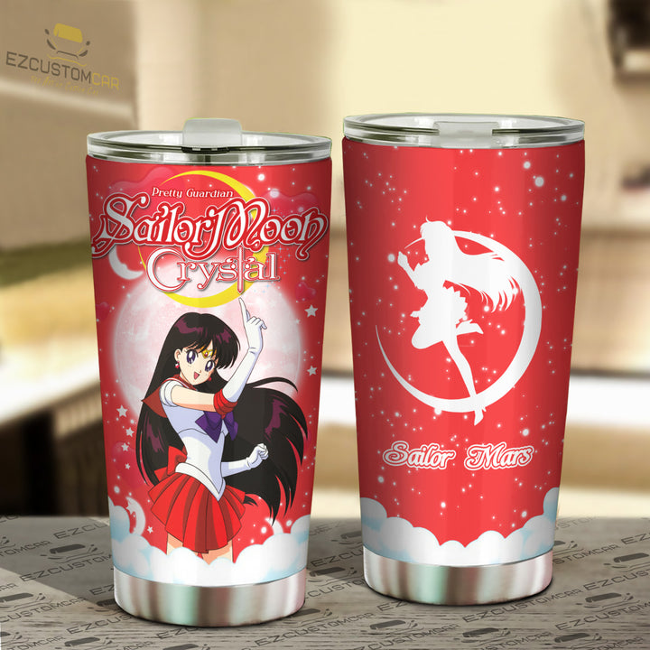 Sailor Mars Travel Mug - Gift Idea for Sailor Moon fans - EzCustomcar - 2