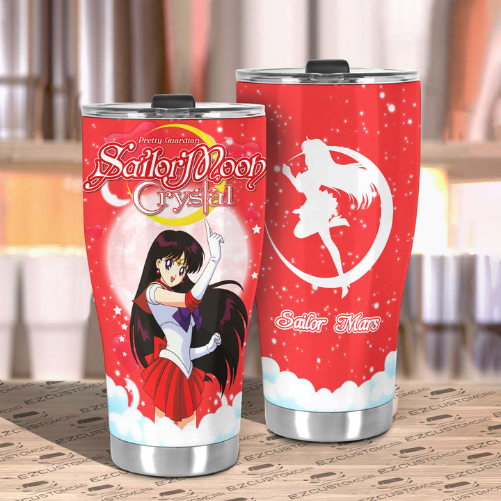 Sailor Mars Travel Mug - Gift Idea for Sailor Moon fans - EzCustomcar - 3