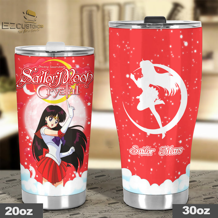 Sailor Mars Travel Mug - Gift Idea for Sailor Moon fans - EzCustomcar - 4