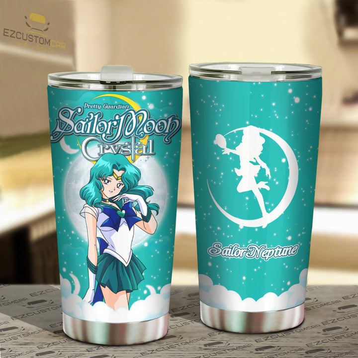 Sailor Neptune Travel Mug - Gift Idea for Sailor Moon fans - EzCustomcar - 2