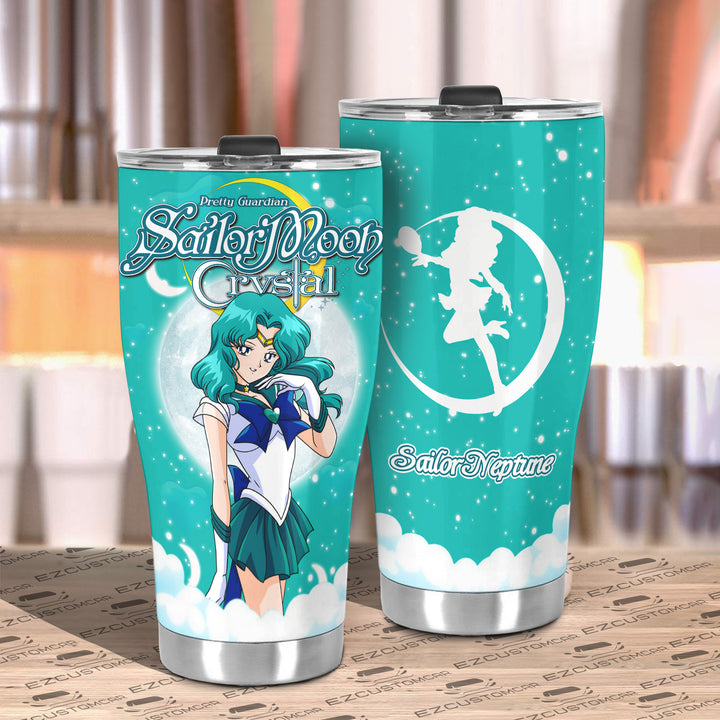 Sailor Neptune Travel Mug - Gift Idea for Sailor Moon fans - EzCustomcar - 3