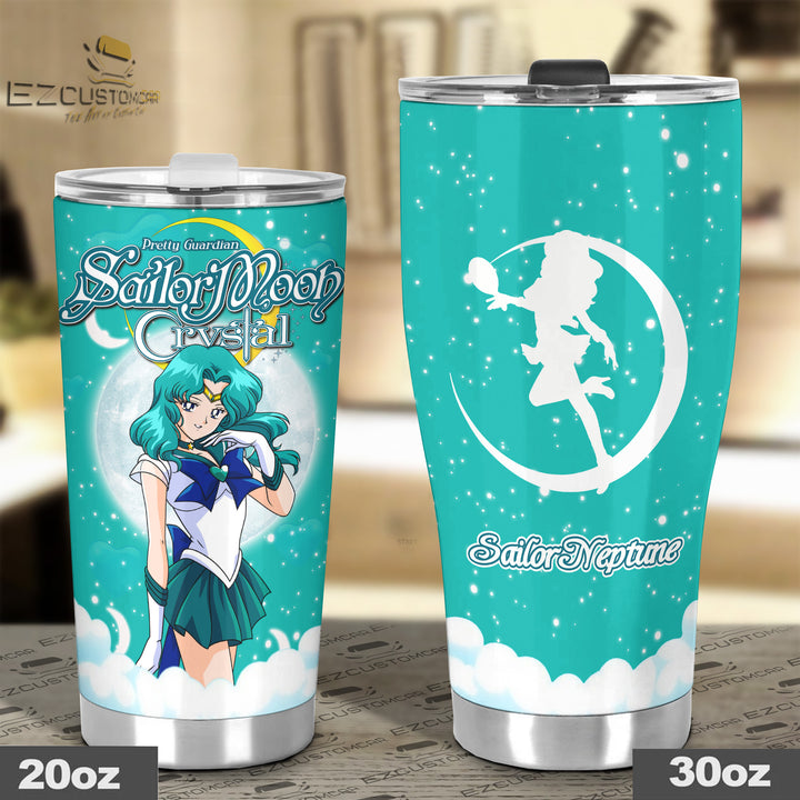Sailor Neptune Travel Mug - Gift Idea for Sailor Moon fans - EzCustomcar - 4