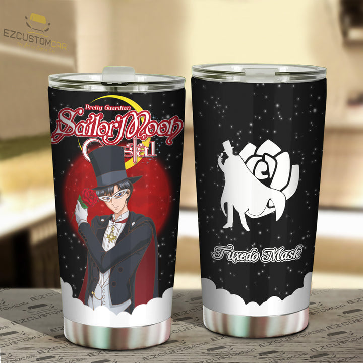 Tuxedo Mask Travel Mug - Gift Idea for Sailor Moon fans - EzCustomcar - 2