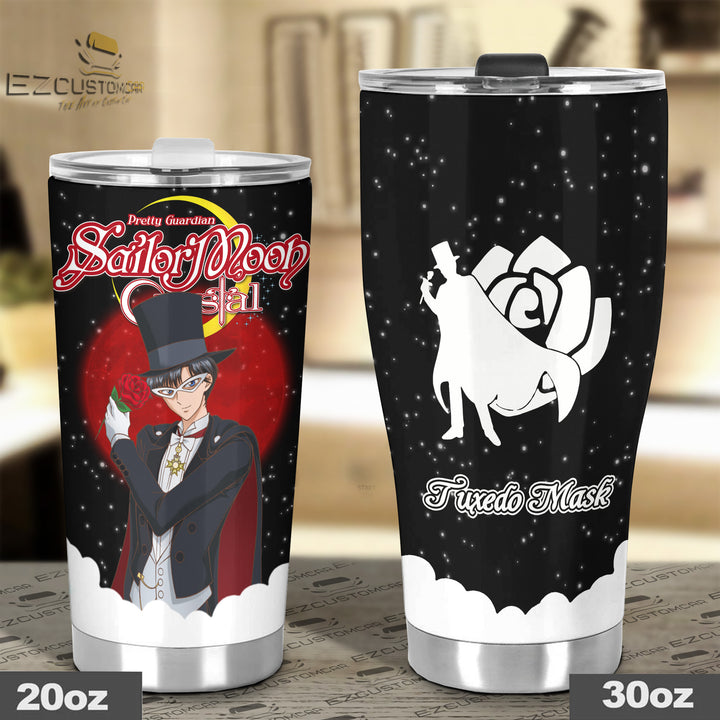 Tuxedo Mask Travel Mug - Gift Idea for Sailor Moon fans - EzCustomcar - 4