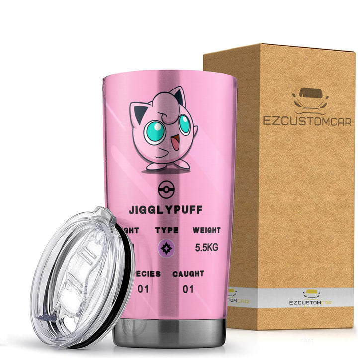 Jigglypuff Travel Mug - Gift Idea for Pokemon fans - EzCustomcar - 1