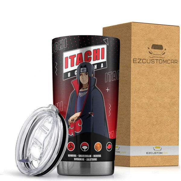 Itachi Uchiha Tumbler - Personalized Naruto custom Travel Tumblers - EzCustomcar - 1