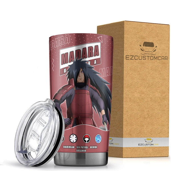 Madara Uchiha Tumbler - Personalized Naruto custom Travel Tumblers - EzCustomcar - 1