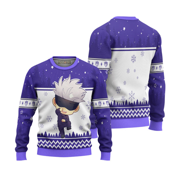 Jujutsu Kaisen Gojo Satoru Anime Christmas Ugly Sweater Anime Xmas Gift Ideas 2023 - EzCustomcar - 1
