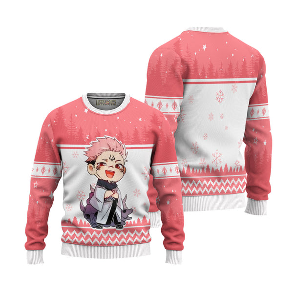 Jujutsu Kaisen Ryomen Sukuna Anime Christmas Ugly Sweater Anime Xmas Gift Ideas 2023 - EzCustomcar - 1