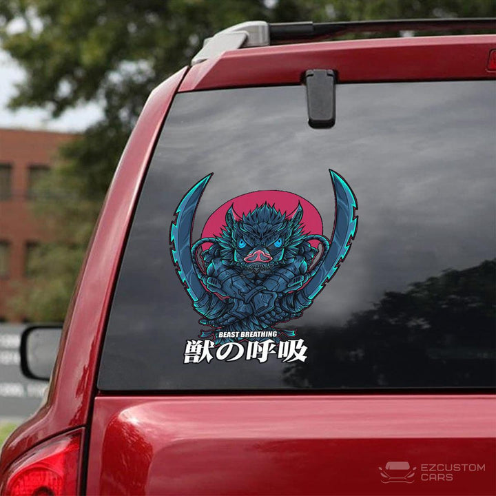 Hashibira Inosuke Car Sticker Custom Demon Slayer Car Accessories - EzCustomcar - 3