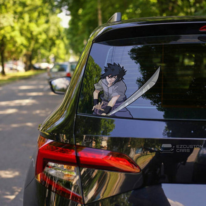 Naruto Car Accessories Anime Car Sticker Sasuke Uchiha gifts for fans - EzCustomcar - 1