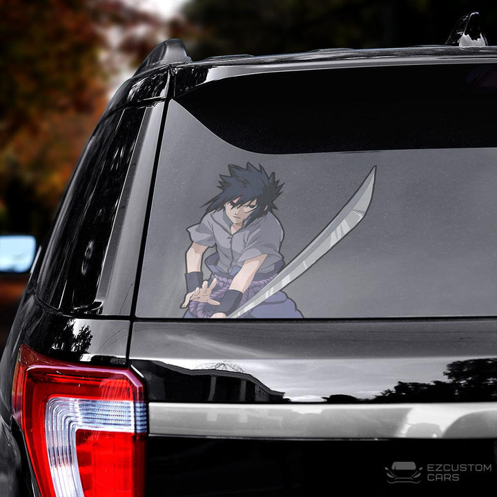 Naruto Car Accessories Anime Car Sticker Sasuke Uchiha gifts for fans - EzCustomcar - 3