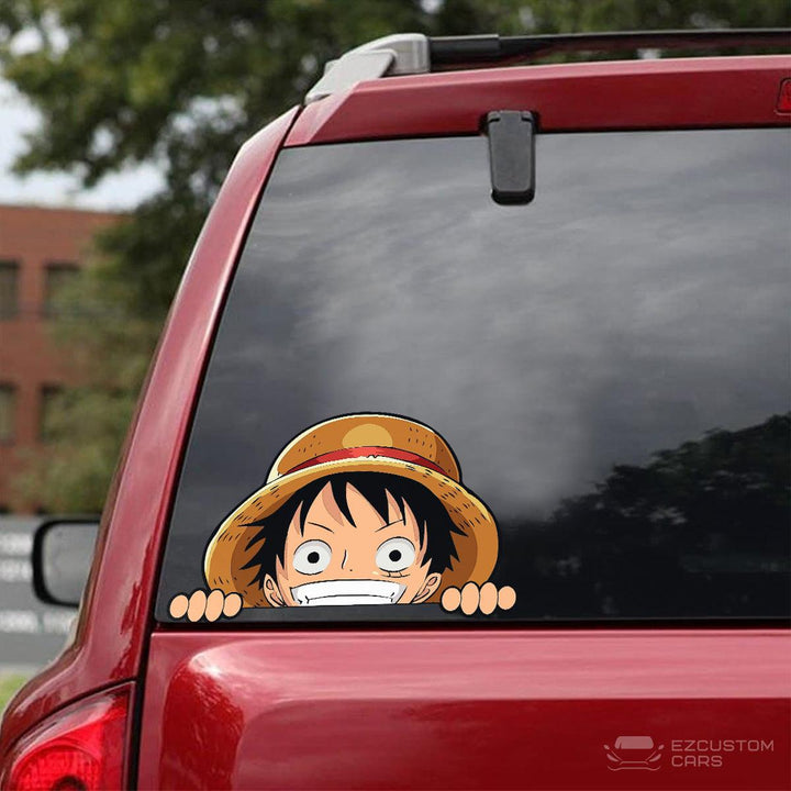 One Piece Car Accessories Anime Car Sticker Luffy - EzCustomcar - 2