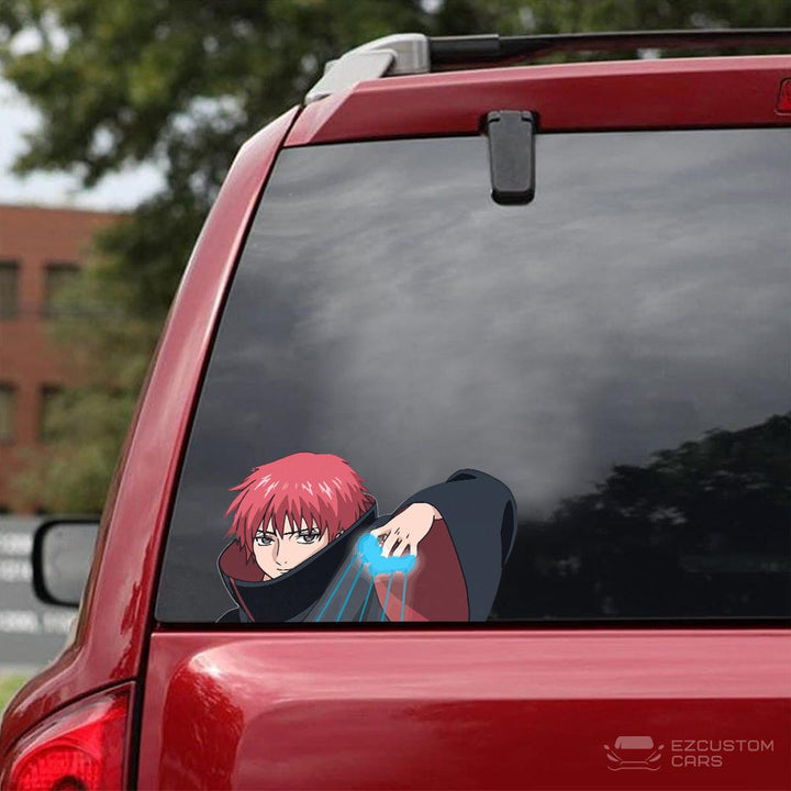 Akatsuki Car Accessories Anime Car Sticker Sasori Akatsuki - EzCustomcar - 3